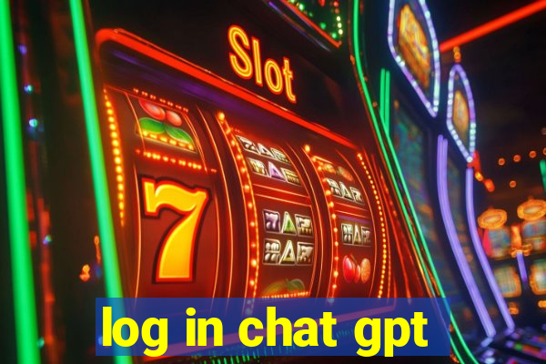 log in chat gpt
